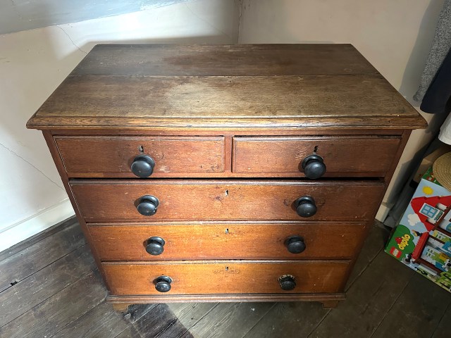 victorian chest of drawers restoration