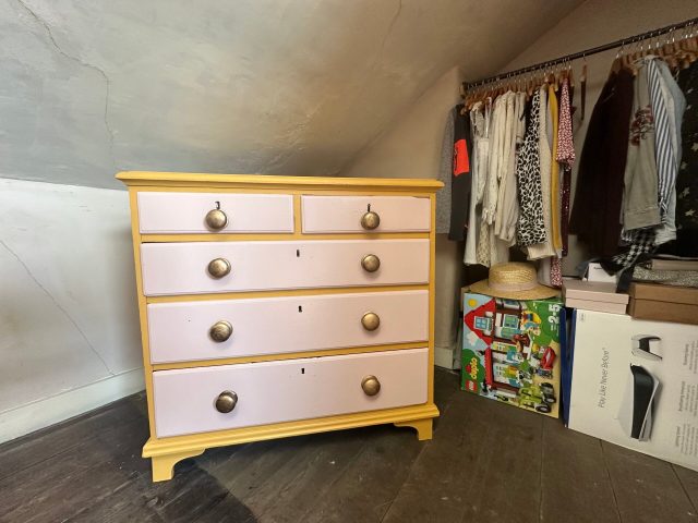 v33 pink and yellow paint
