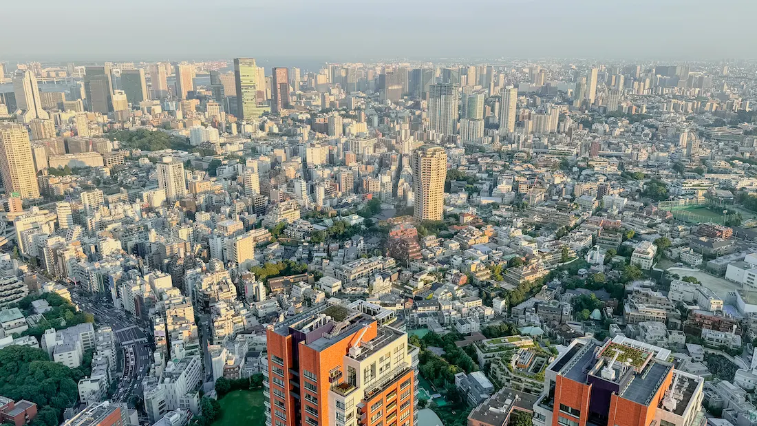 tokyo japan city view roppongi observation deck