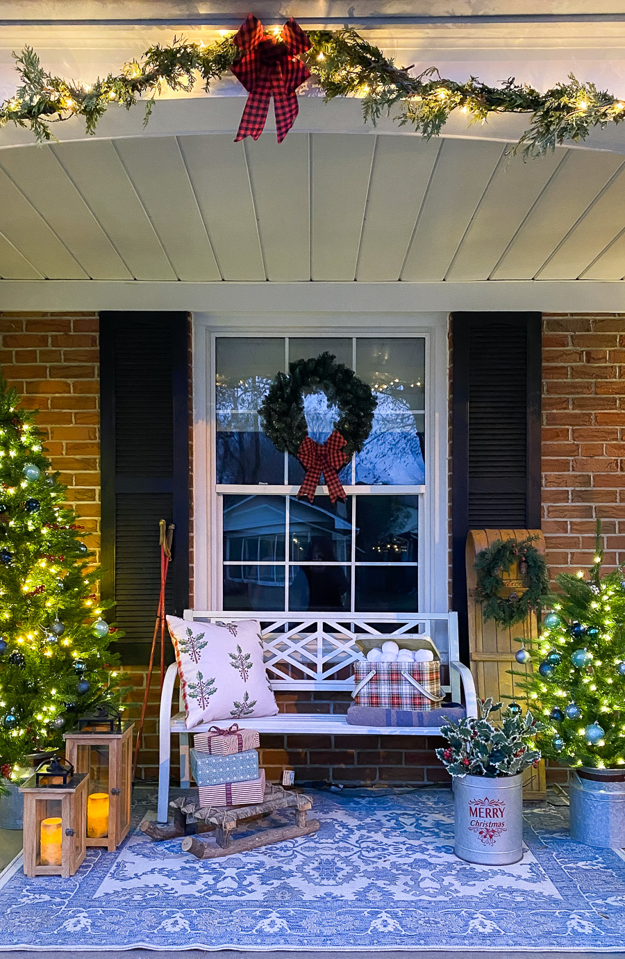 Christmas Porch Decor - Rambling Renovators