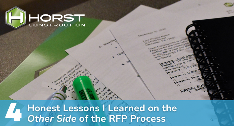 Lessons from RFPs | Horst Construction
