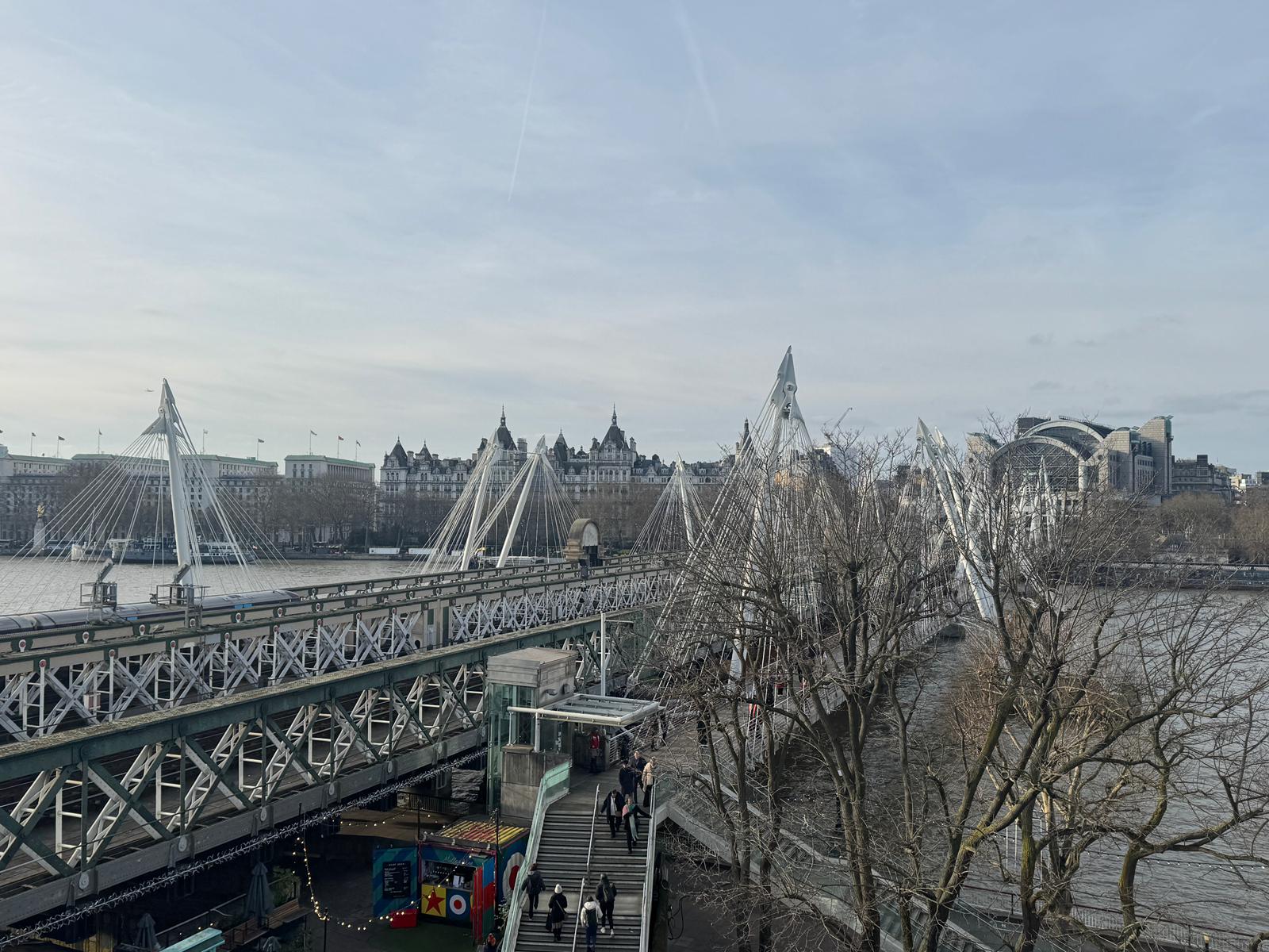 Refurbishment of London’s iconic Hungerford Bridge begins