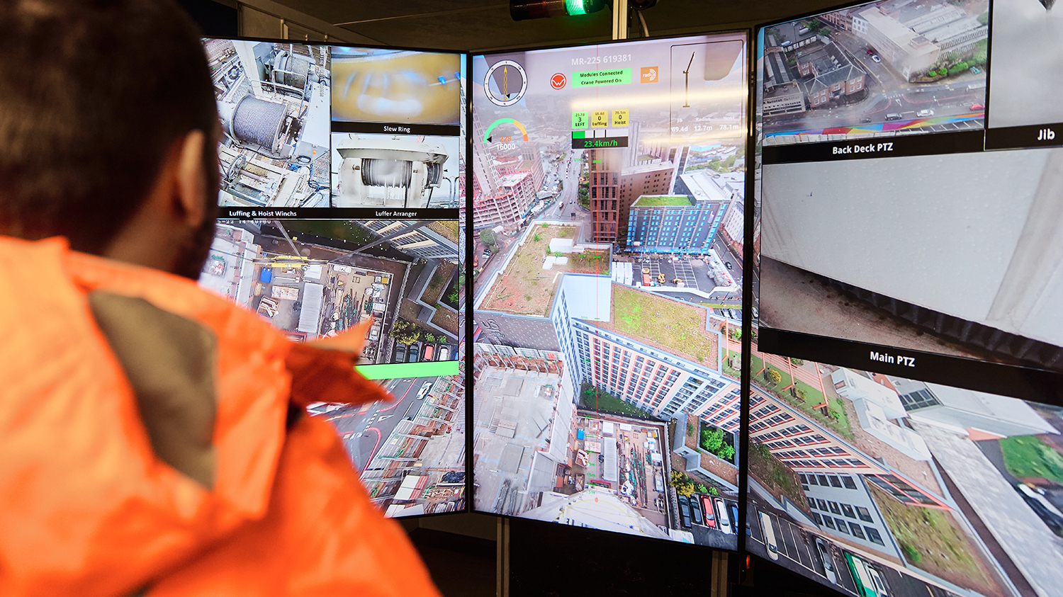 On site with the UK’s first remote controlled tower crane