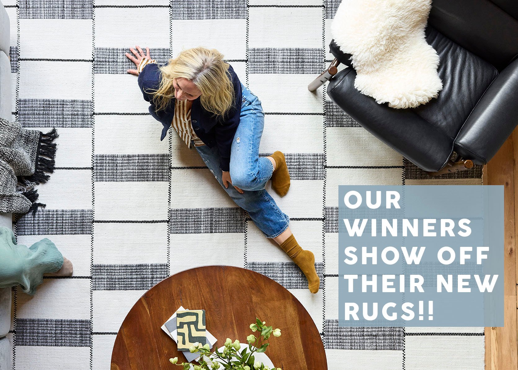 Our Rugs In The Wild: Come See How The Rugs USA Giveaway Winners Styled Their New Rugs!