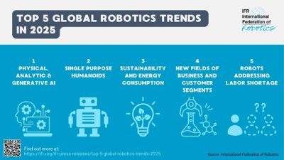 Top 5 Global Robotics Trends 2025
