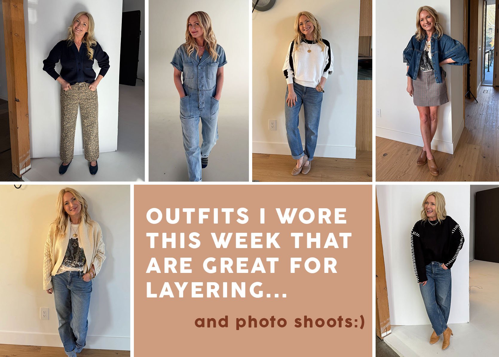 What I Wore This Week On Our Secret Shoot (That Are Pretty Perfect Outfits For The Winter-To-Spring Transition)
