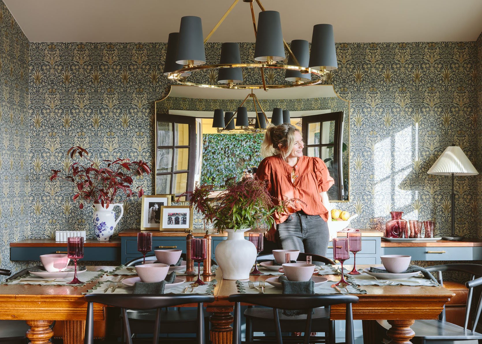 Introducing The Next Room…Robyn’s Welcoming Patterned Dining Room Reveal