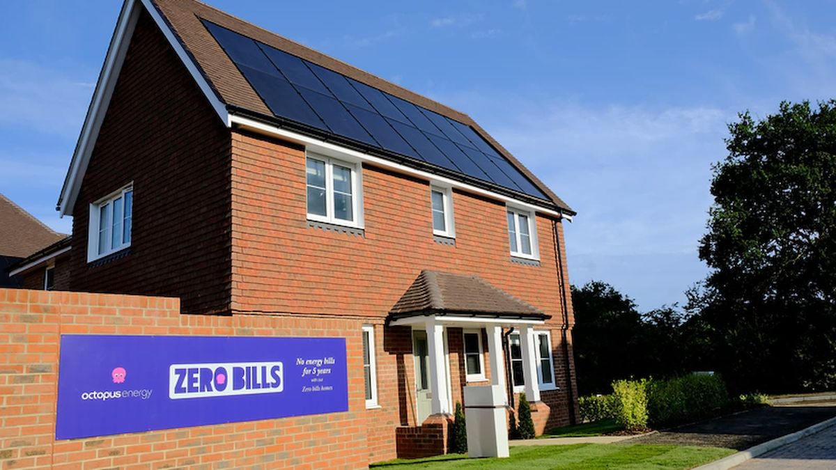 An Octopus Energy 'Zero Bills' home