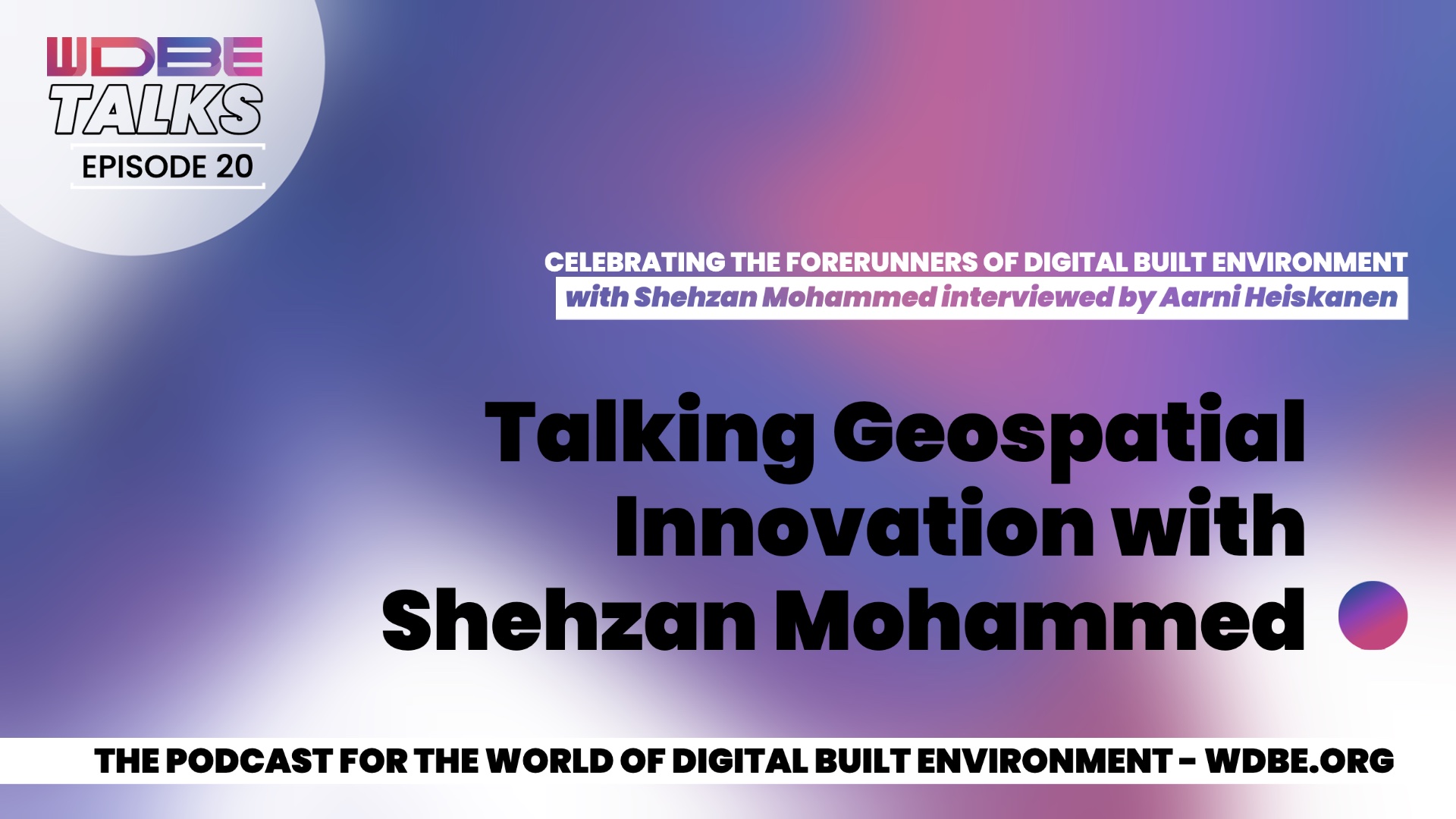 Talking Geospatial Innovation with Shehzan Mohammed