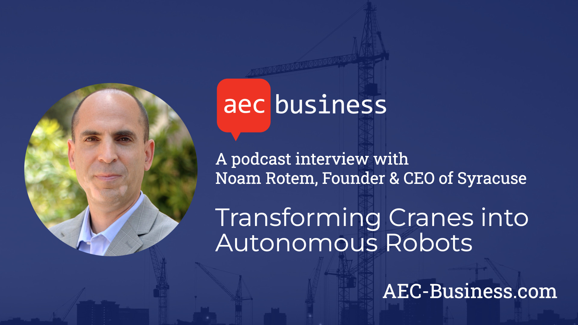 Transforming Cranes Into Autonomous Robots