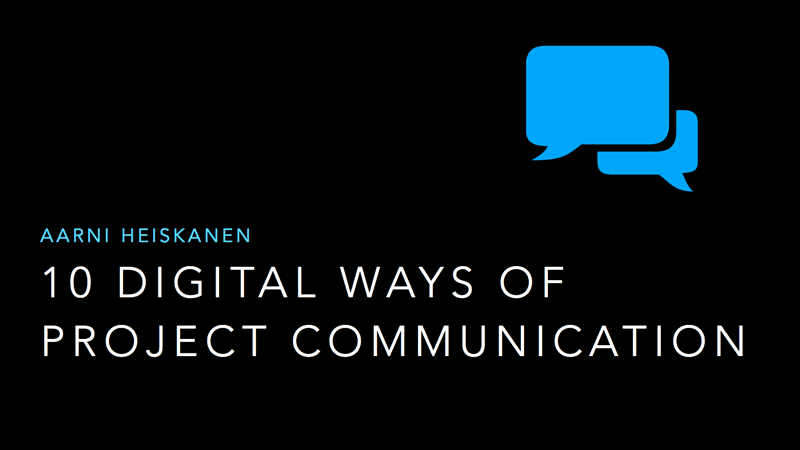 10 Digital Ways of Project Communication