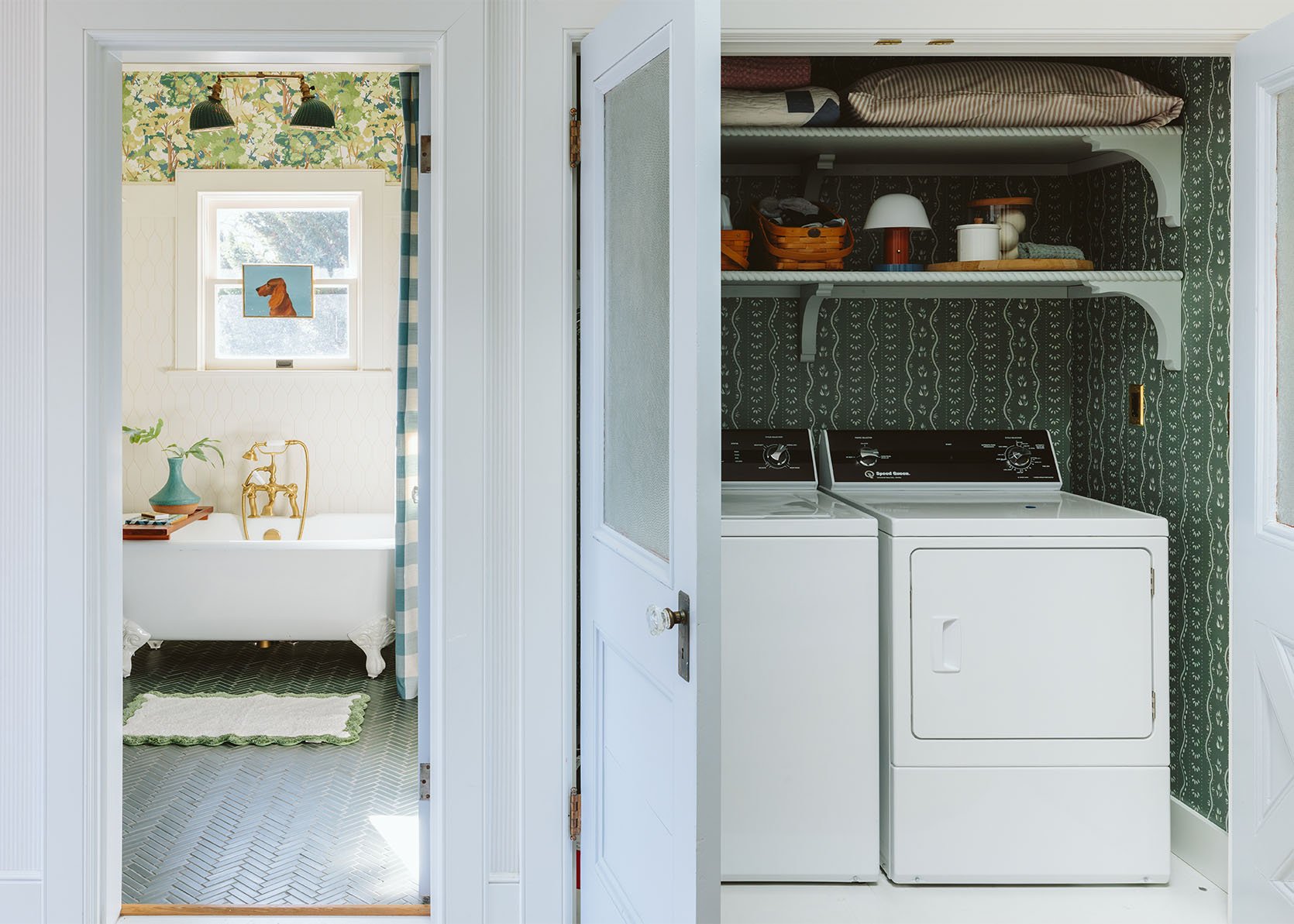 Another Design Box Checked – The Kids’ Bath Wallpaper Reveal!