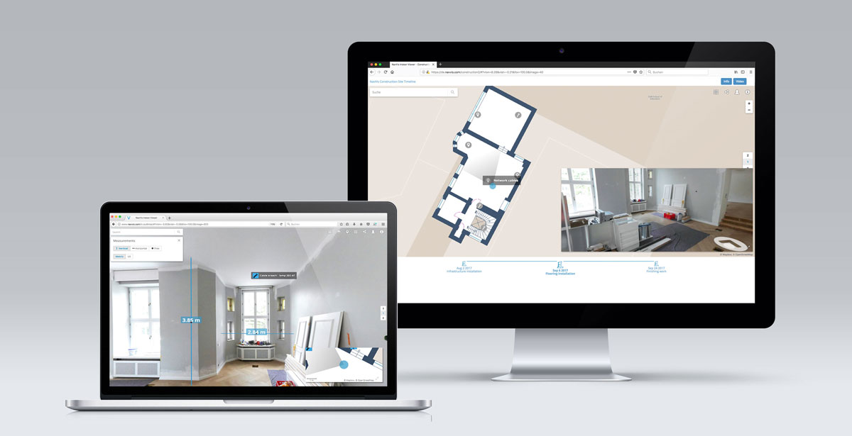Virtual Construction Monitoring with NavVis