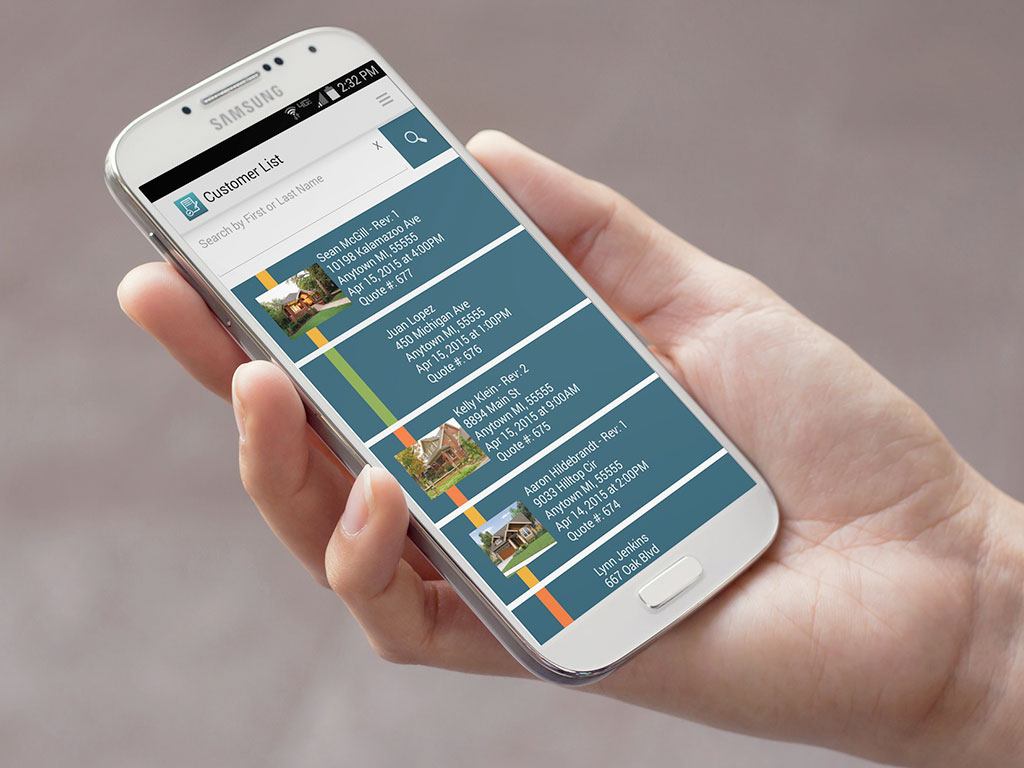 Mobile Construction estimating software