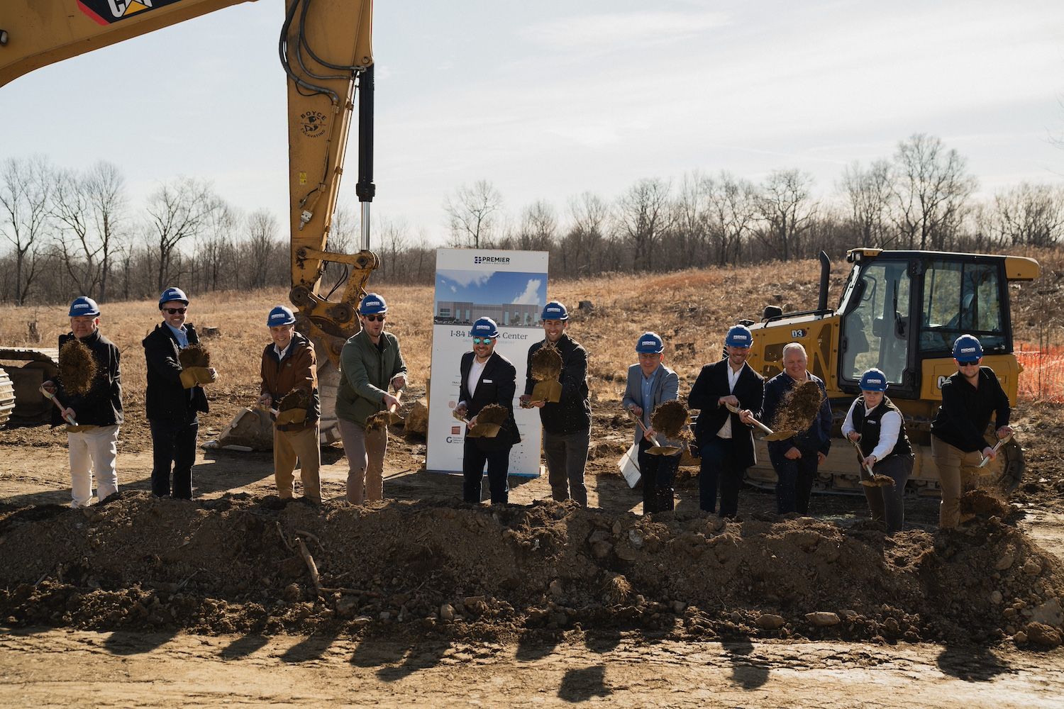 PREMIER Design + Build breaks ground on NY Logistics Center