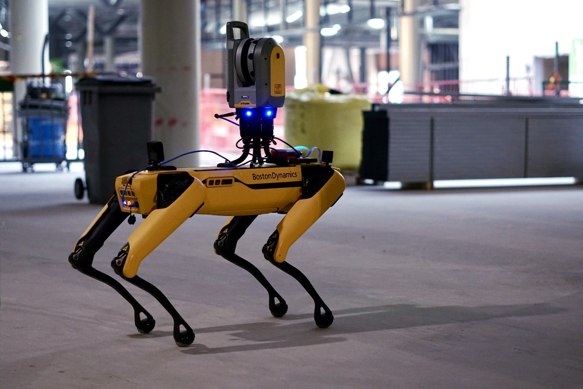Situational Awareness on Construction Sites with Spot