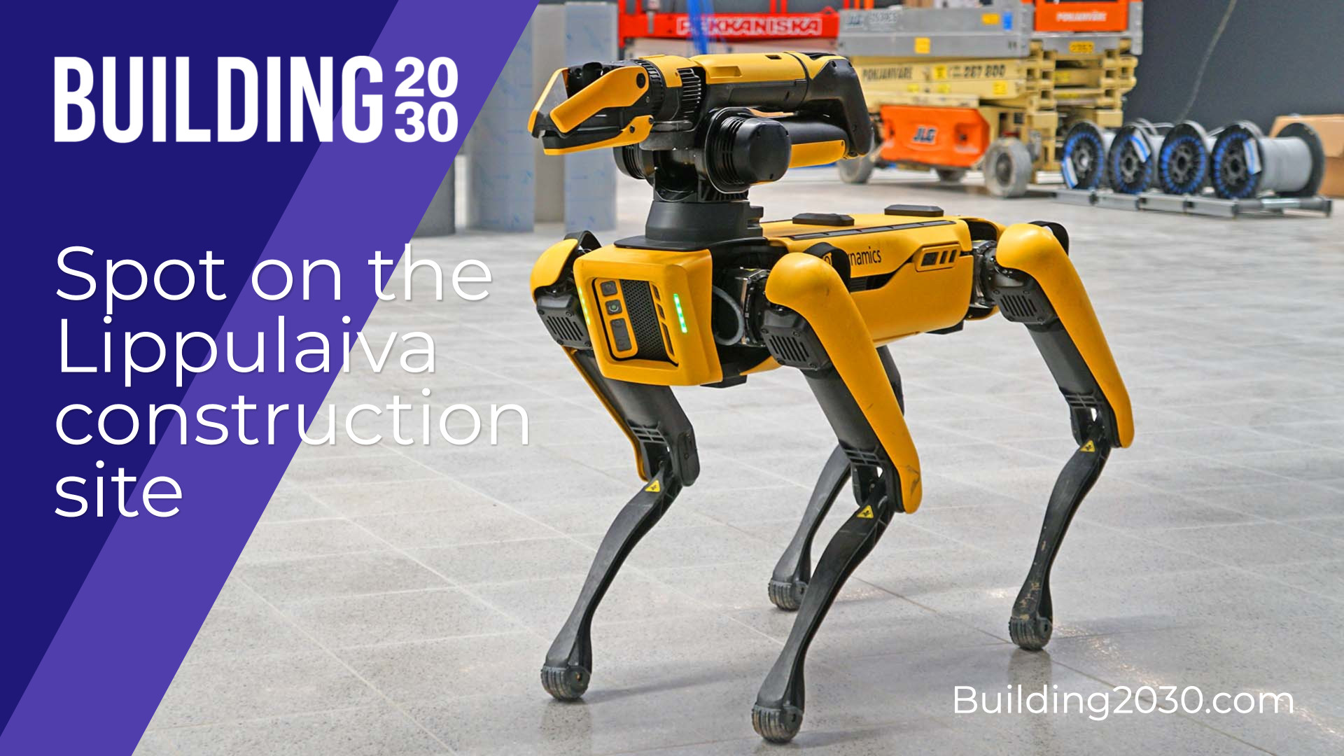 Spot the Robot on a Skanska Construction Site