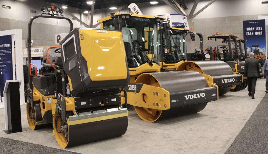 Volvo Features New and Upgraded Compaction Machines at World of Asphalt