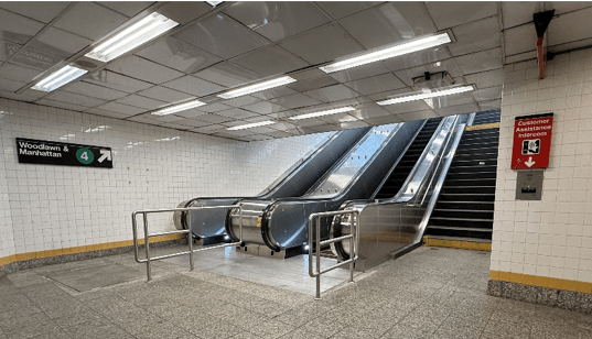 Yankee Stadium subway station escalator completed ahead of Opening Day