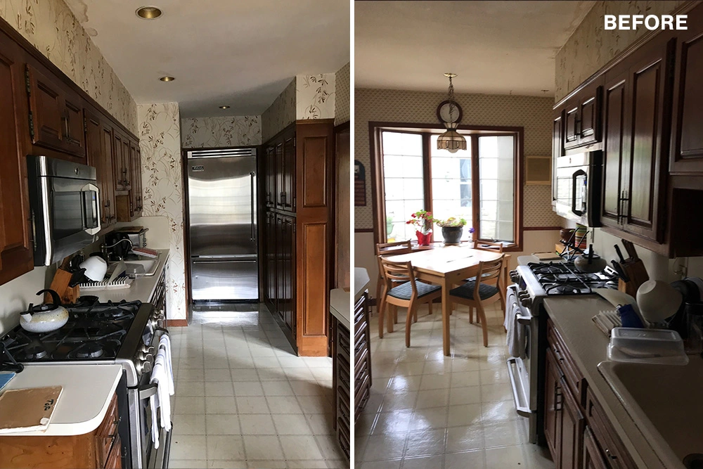 Split image before the remodel