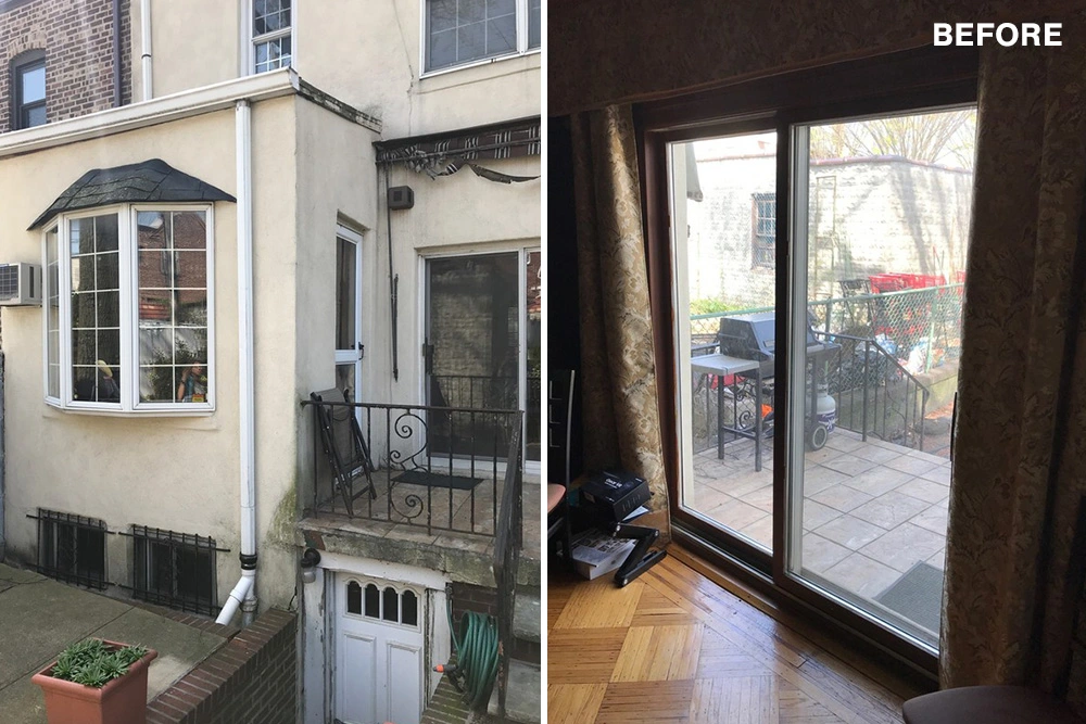 Split image before the remodel