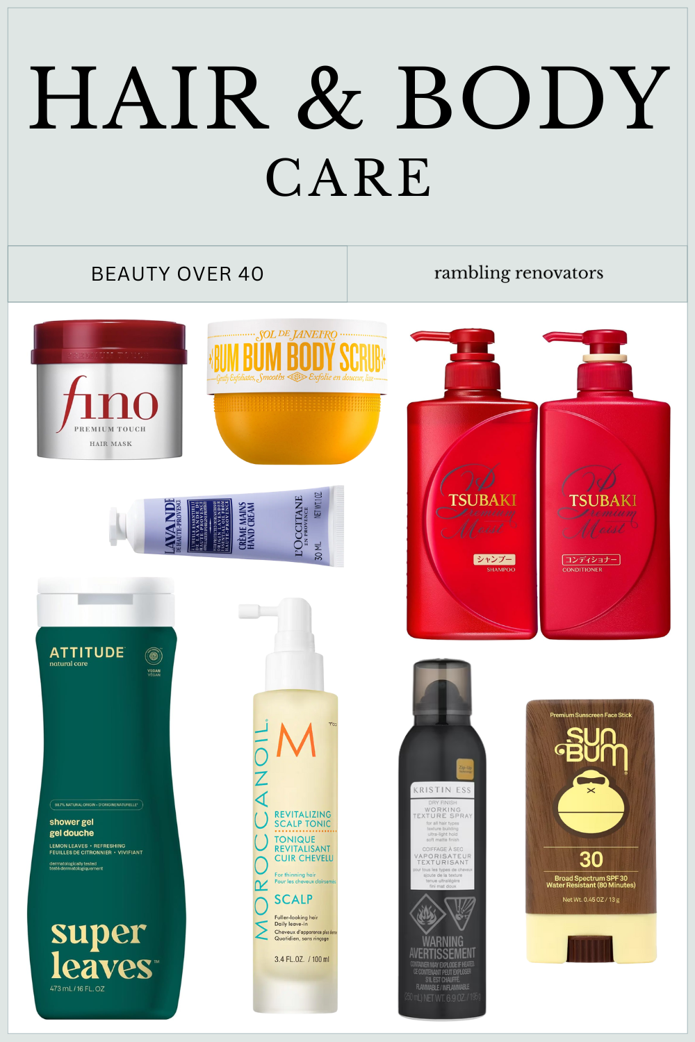 hair care over 40, women over 40 hair care, body wash products