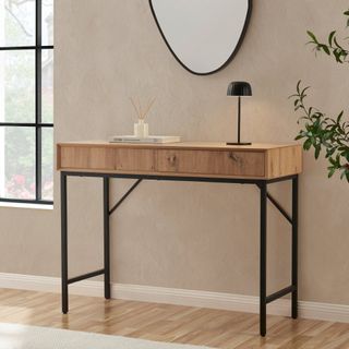 Nova Dressing Table Console - Light Wood