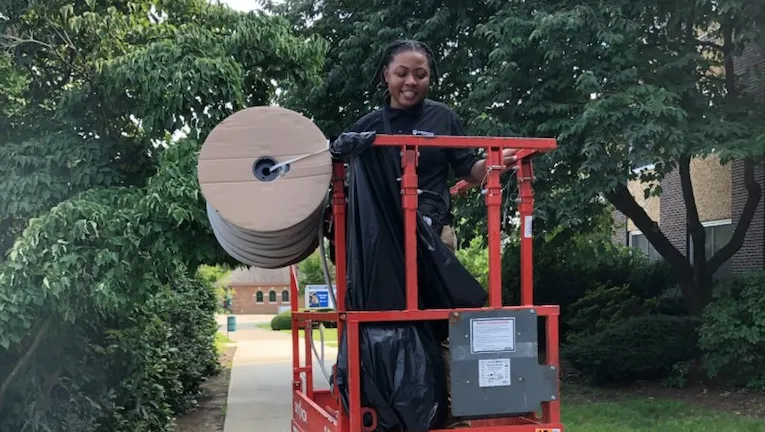 Project engineer follows in her father’s footsteps