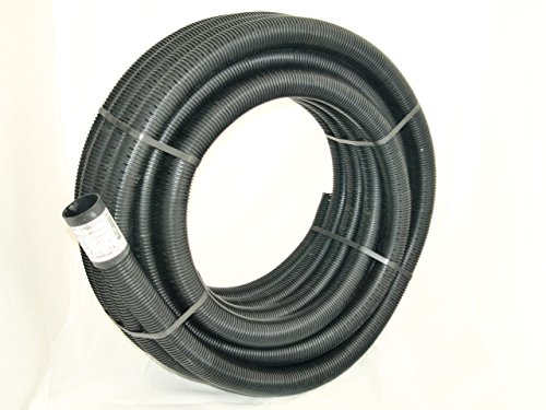 Perforated Land Drainage Piping Coil Pipe (50m X 100mm) for Field or Garden Underground Water Run-Off, Drying Out and Dispersal
