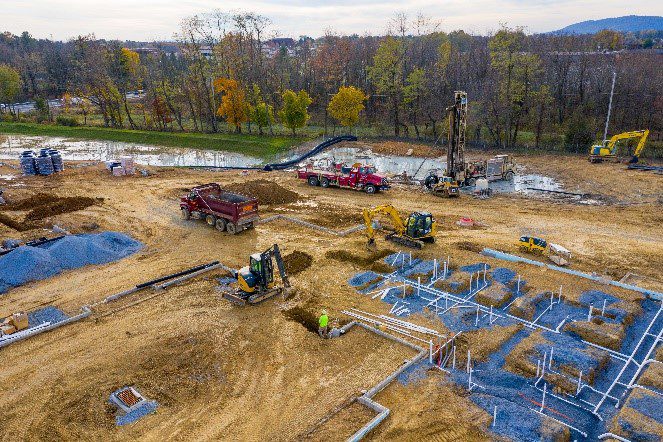 foundations and underground utilities