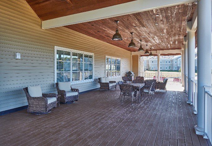 outside seating senior living