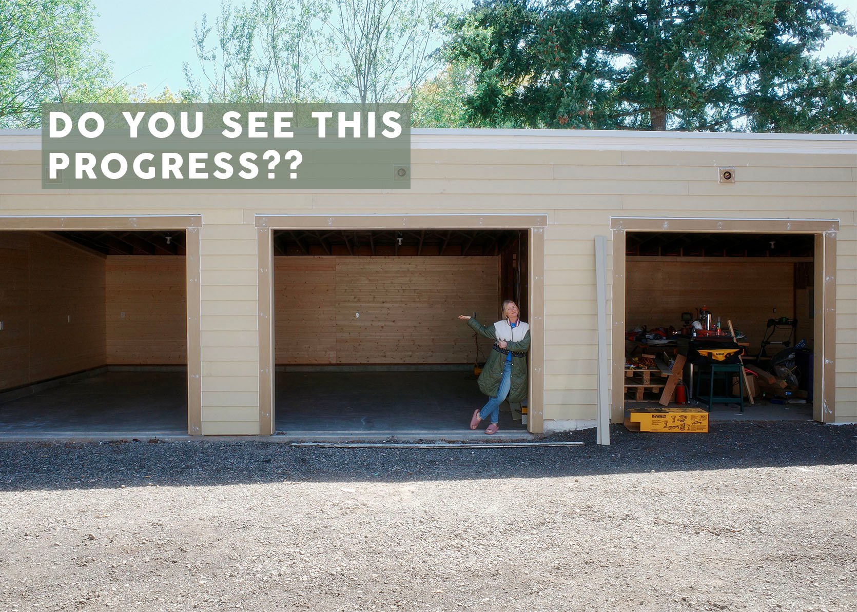 Repairing Our 150 Year Old Garage (An Update) – We Have Walls Again!