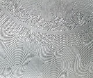 artex ceiling with a variety of patterns