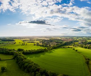 view of lush green rolling countryside with no housing