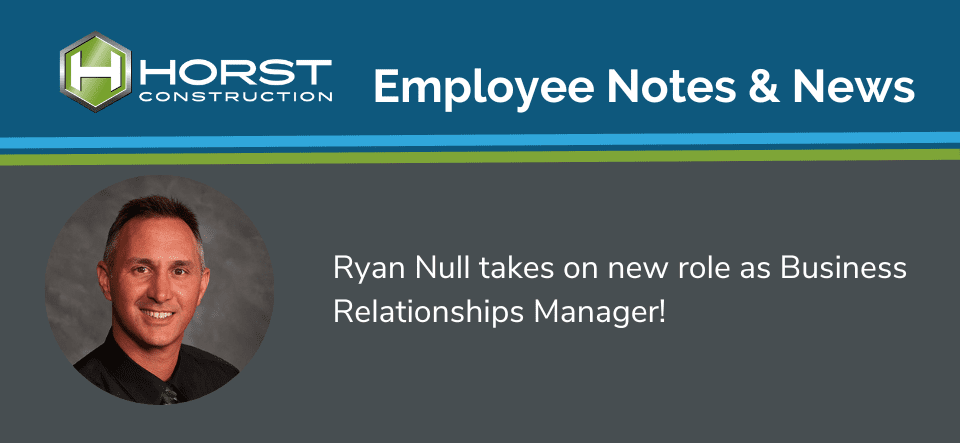 Ryan Null takes on new role as Business Relationships Manager!