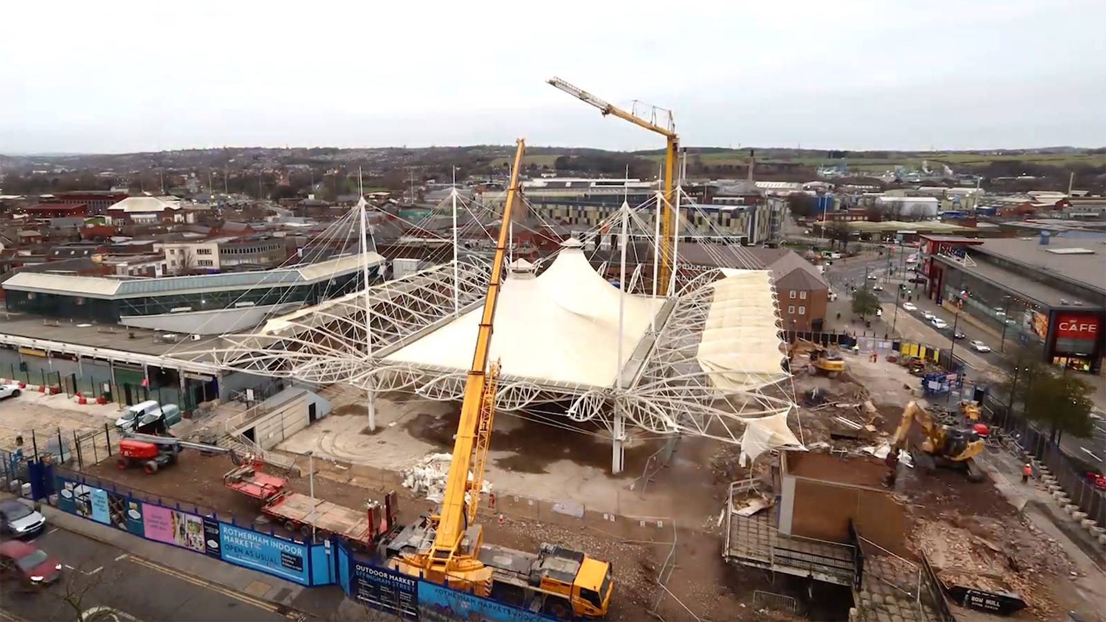 Video | Rotherham Markets demolition timelapse