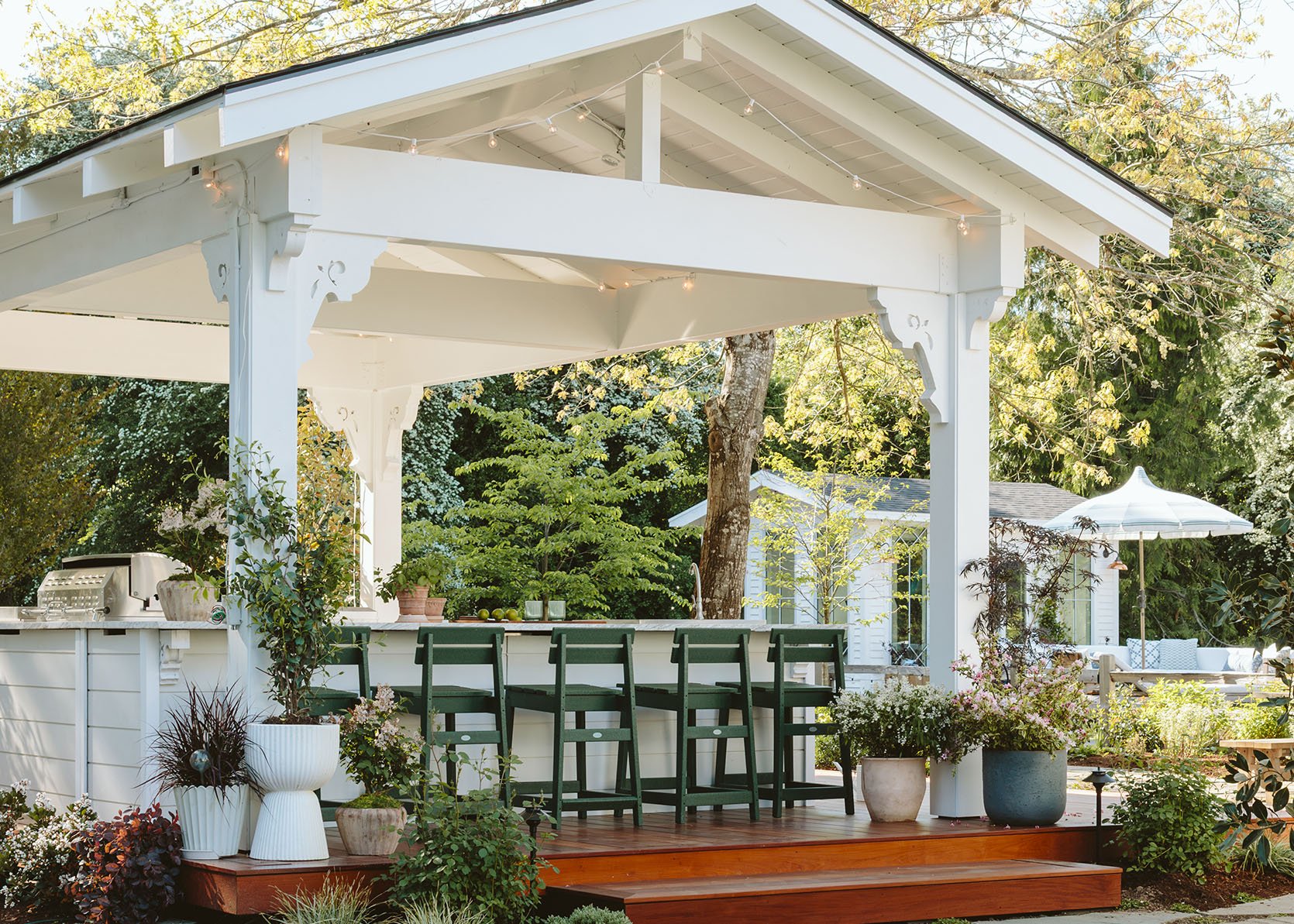Our Built-To-Last Outdoor Kitchen Reveal (My Favorite "Room" To Hang Out In All Summer)