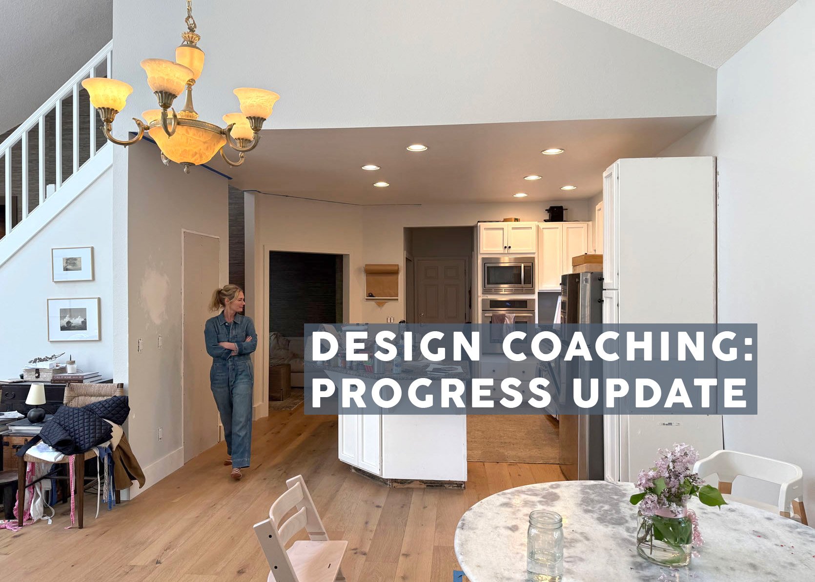 Design Coaching Chrissy & Pete: A Mini Demo Update And OFFICIAL Kitchen Layout
