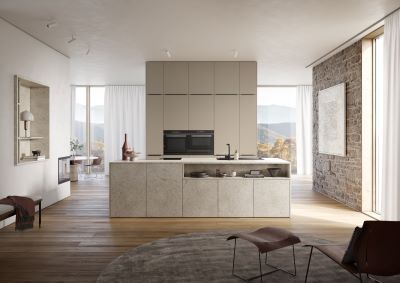 Häcker Kitchens Debuts Granite Cabinet, Surface Finishes