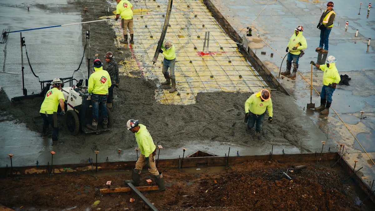 Concrete Project Profile - SK Construction Places Green Concrete for Simpson University