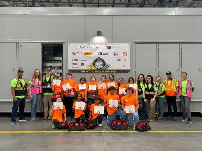 TRF Camp Build by Rosendin Inspires Construction Careers