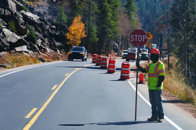 3 in 5 road builders experienced a work zone crash in last year