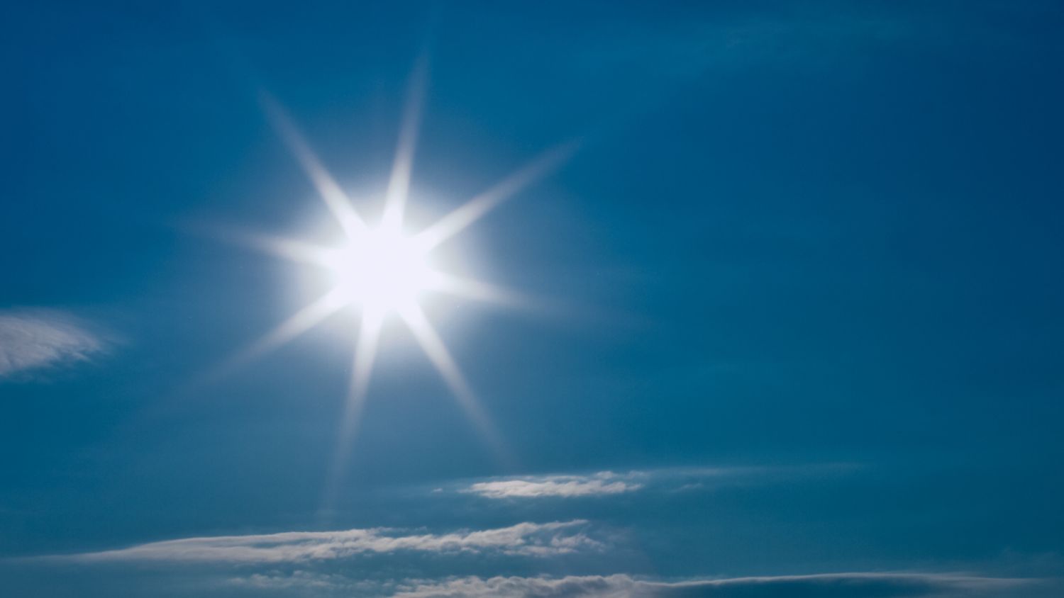 skin cancer risks - An image of the sun set against a blue sky (Image: Dreamstime)