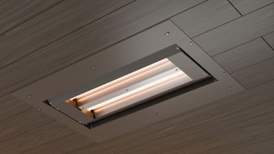 Marley Recessed Trim Kit Enables Infrared Heat Outdoors