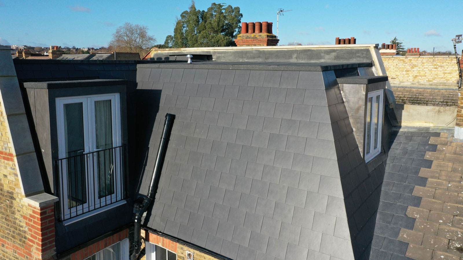 slate mansard loft conversion