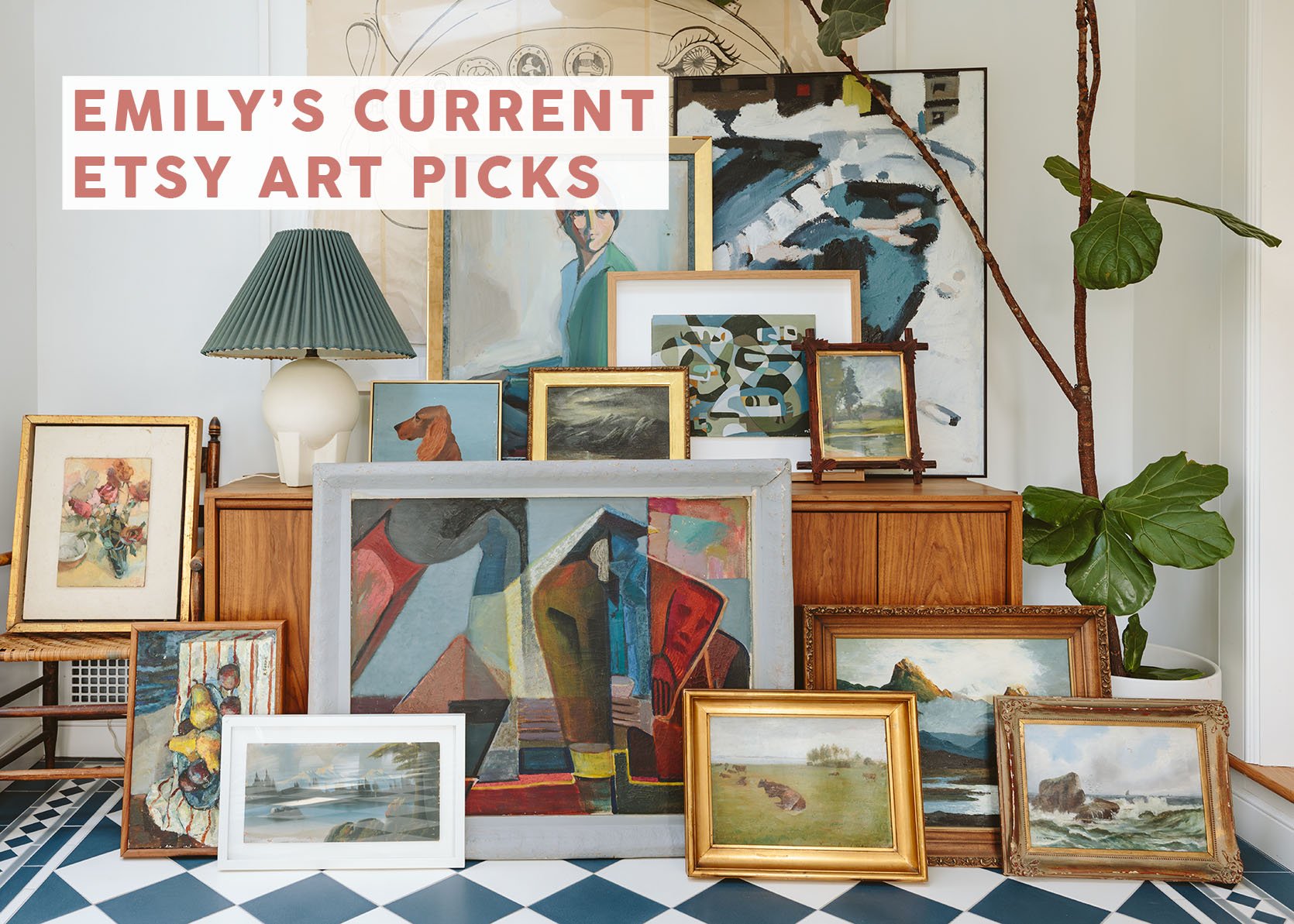 Peek Into Emily’s Etsy Cart – 6 Of Her Favorite New Artists And Vintage Dealers