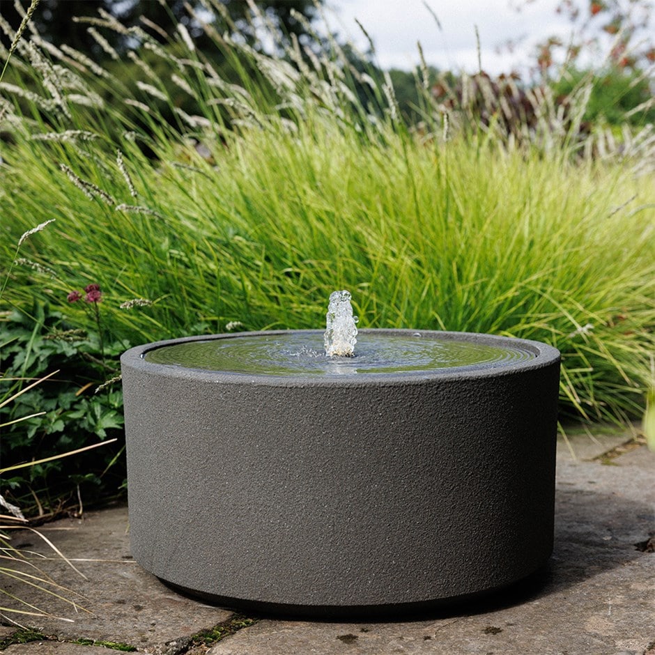 Cylinder Textured Water Feature
