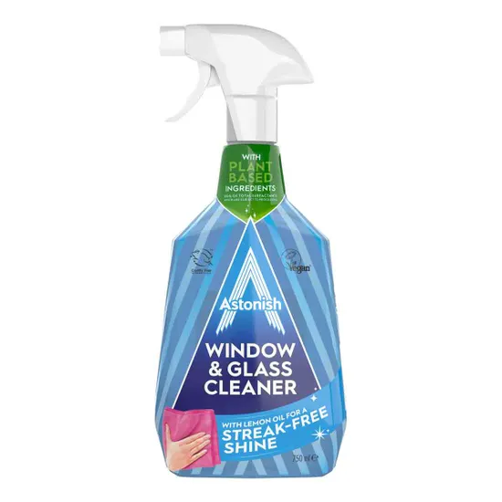 Astonish Window & Glass Cleaner spray bottle