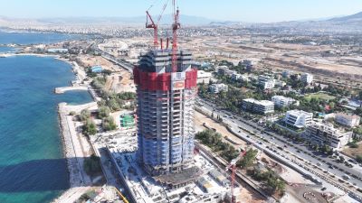 LAMDA Reaches Halfway Mark on Greece’s First Skyscraper