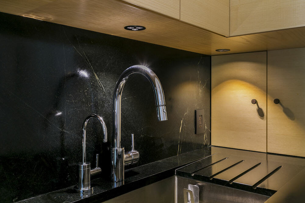 soapstone countertop and backsplash